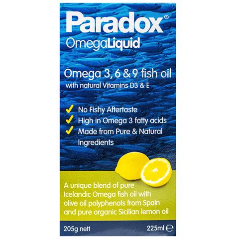 paradox omega liquid 225ml.